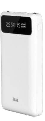 Фото 1 — Аккумулятор внешний iSA PB-201 10000 mAh белый