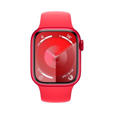 Фото 2 — Apple Watch Series 9 41 мм RED (product), спортивный ремешок