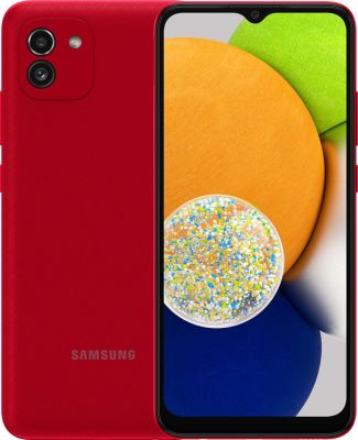 Фото 1 — Смартфон Samsung Galaxy A03 4/64Gb, Красный